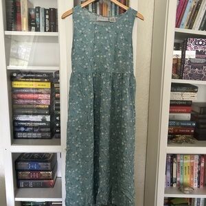 Vintage Erika Studio Midi Tie Back Dress